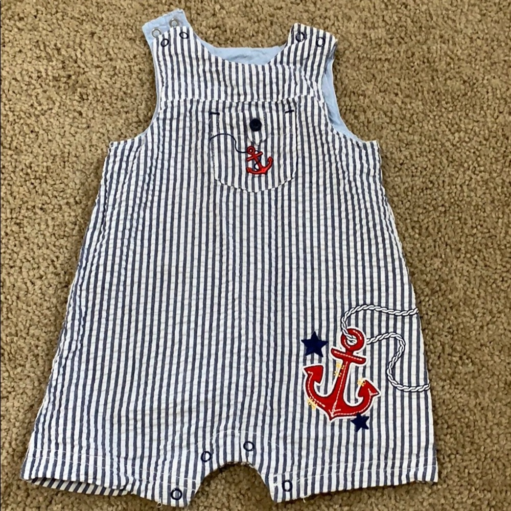 Little Me nautical romper boy